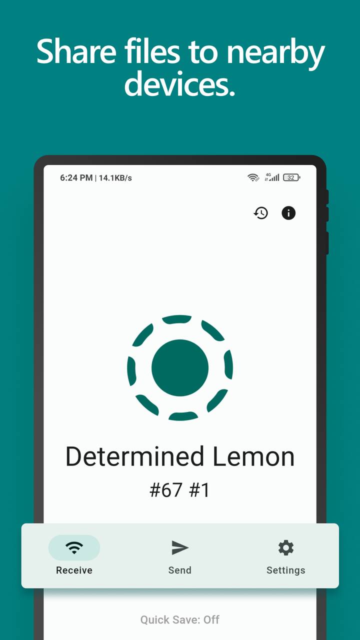 LocalSend يعرض الأجهزة القريبة عبر المنصات - LocalSend.dev visual
