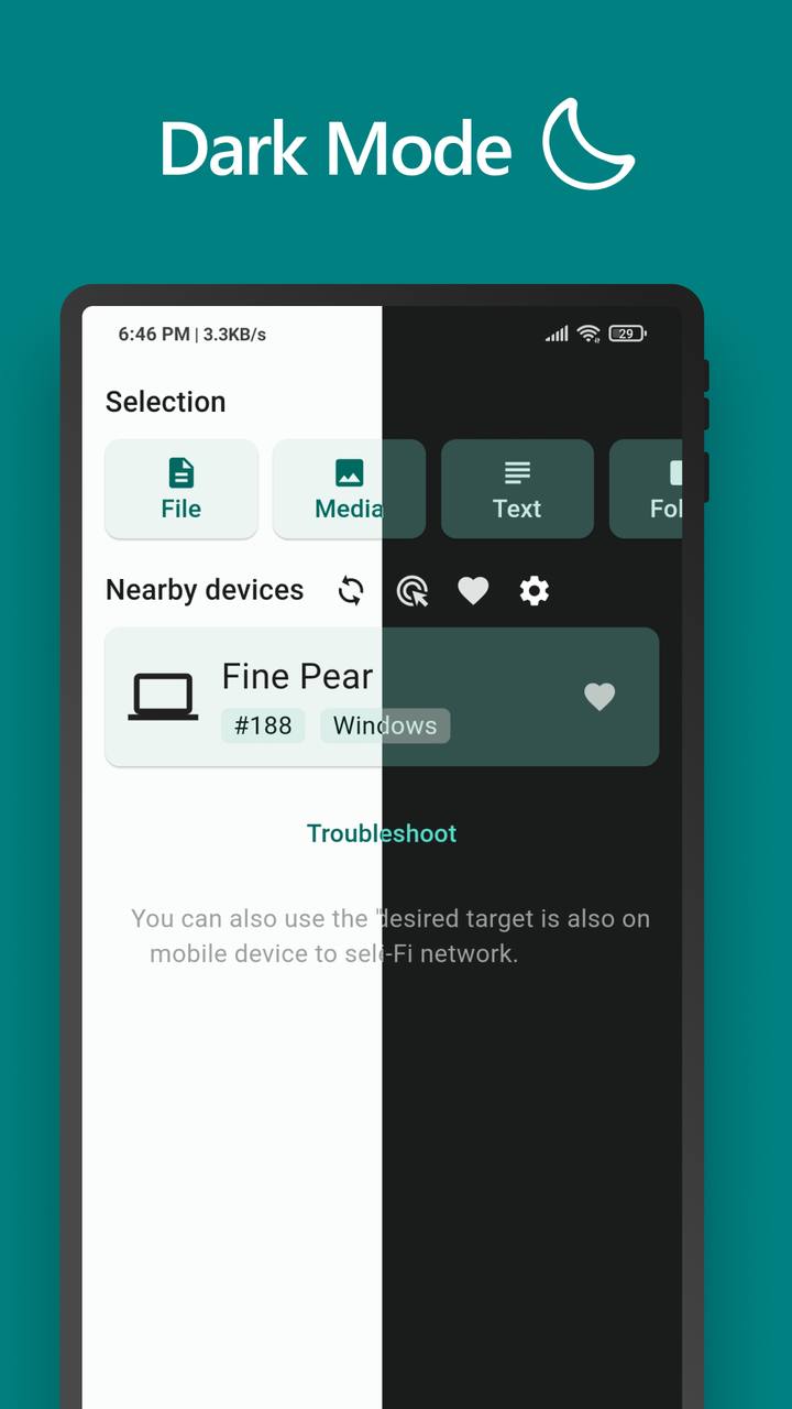 PIN protection control inside LocalSend - LocalSend.dev visual