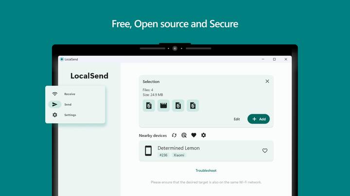 LocalSend on Android - LocalSend.dev visual